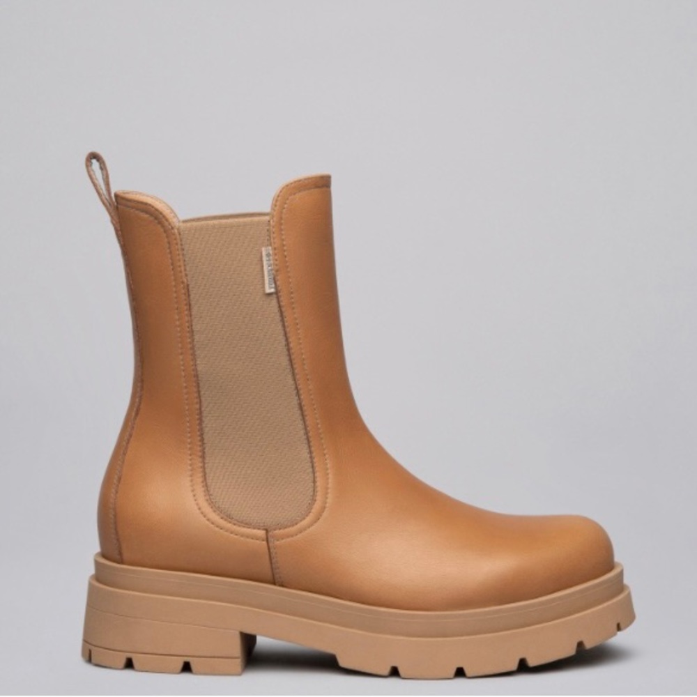 Nero Giardini Italian Leather Platform Combat boots